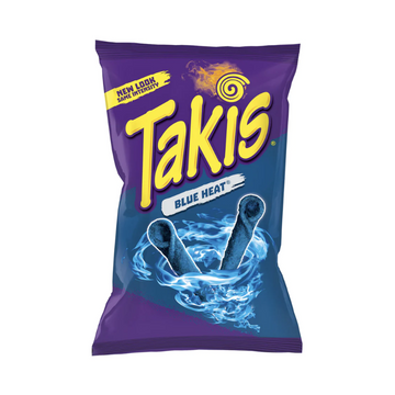 14 Pack x Takis Blue Heat Hot Chilli Pepper Tortilla Chips 280g